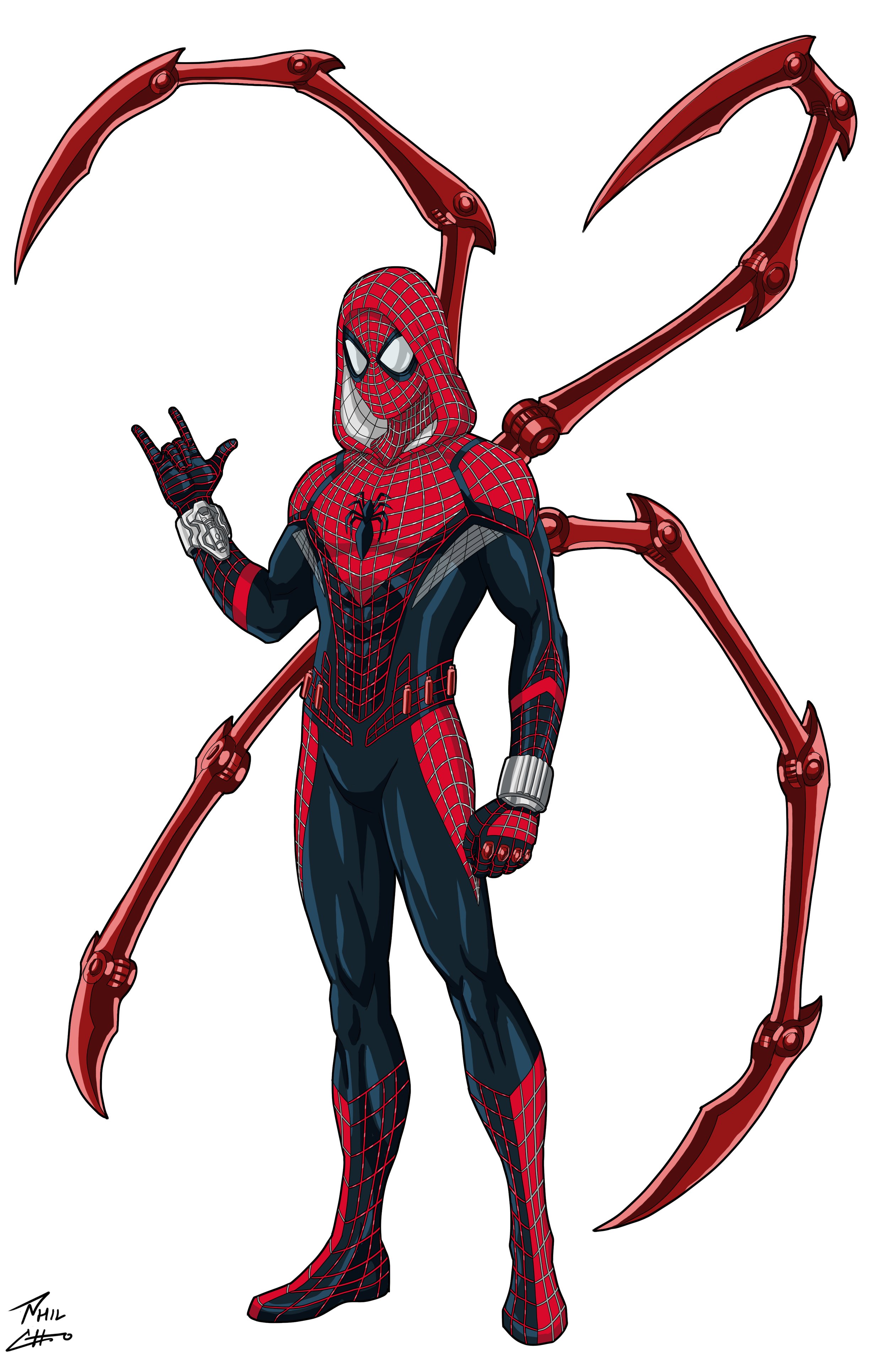 Man Spider! Spidersona oc commission - Man Spider! Spidersona oc