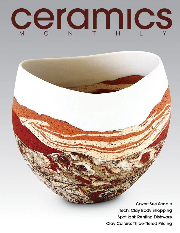 Feb 2019 Ceramics monthly cover