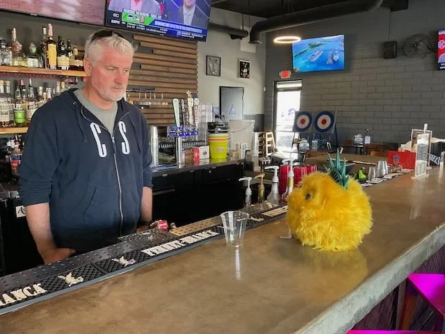  And then, from off-camera, a loud…   Off-camera Voice: “Ha!”  