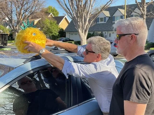  …a BIRD OF PREY SWOOPS IN and makes off with him… 