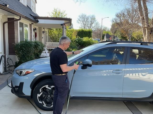 19844—ending driveway, backup #1.