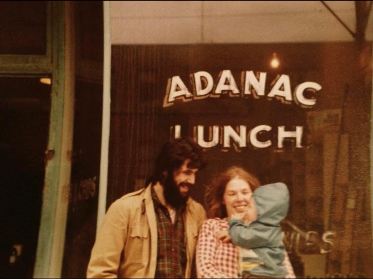 Adanac Lunch, mid 70s. Back in your old hood and raising a glass to 72 years&hellip; had to be some kinda love to drag you away from the west coast. Cheers to that🍻#papawasarollingstone #aintnowordscantell #AdanacLunch #hbd