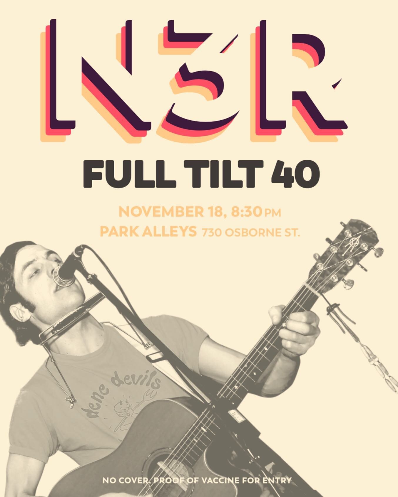 Friends, family, music lovers: it&rsquo;s been far too long since we&rsquo;ve been able to get together. I&rsquo;d love nothing more than to spend the last few hours of my 30s sharing some music and laughs with you. Bring some pals, have some drinks,