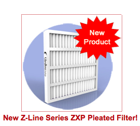 The Glasfloss Z-Line Series ZXP and HXP self-supported pleated filters offer MERV 8 efficiency with superior durability and low pressure drop. The Z-Line Series features a uniform 100% synthetic, self-supporting media design that achieves a MERV 8 per the ANSI/ASHRAE 52.2 Test Standard.
The Z-Line pleated filters are 100% incinerable since there are no metal parts used within the construction. The Z-Line ZXP and HXP incorporate exclusive double wall internal torsion box technology. The pleated filters can withstand greater abuse in shipping and handling due to the absence of metal component parts as well as the durable self-supporting filtration design.
The Z-Line self-supporting pleated filters offer excellent performance and value for a large array of applications. The Z-Line ZXP and HXP filters are environmentally friendly and have less impact on landfills.