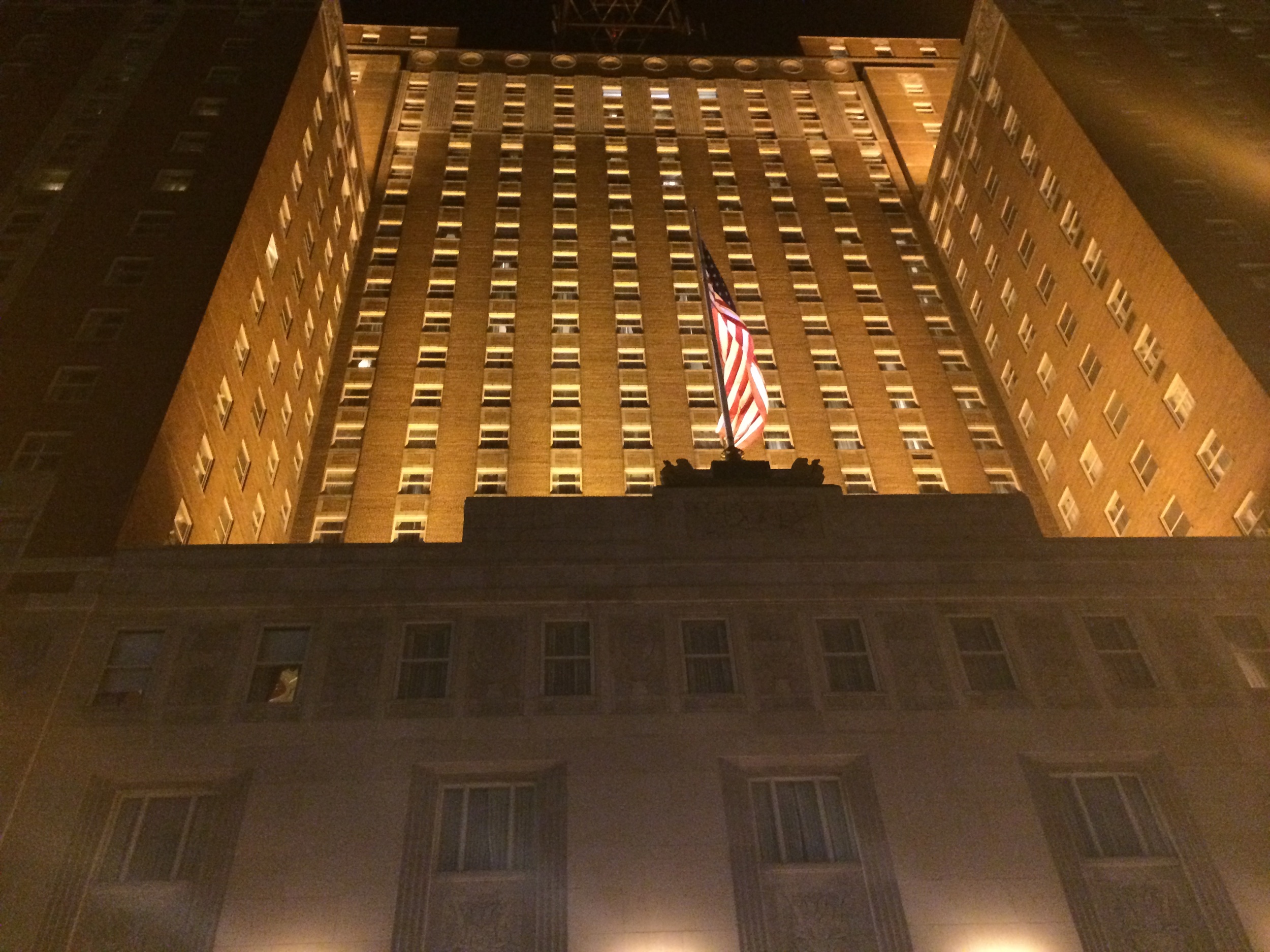 Some fancy old hotel in Milwaukee where I stayed.
