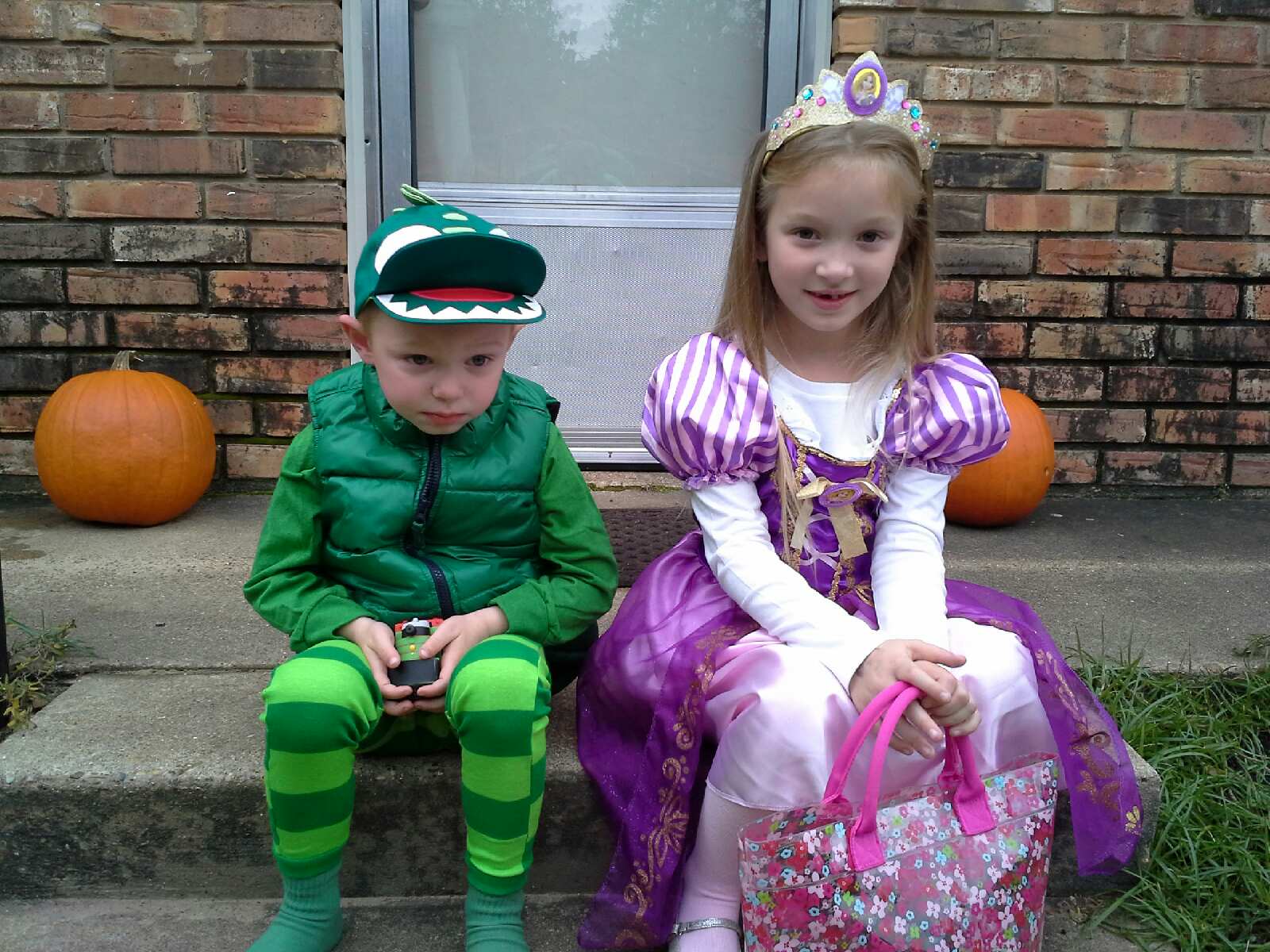 Rapunzel and Pascal