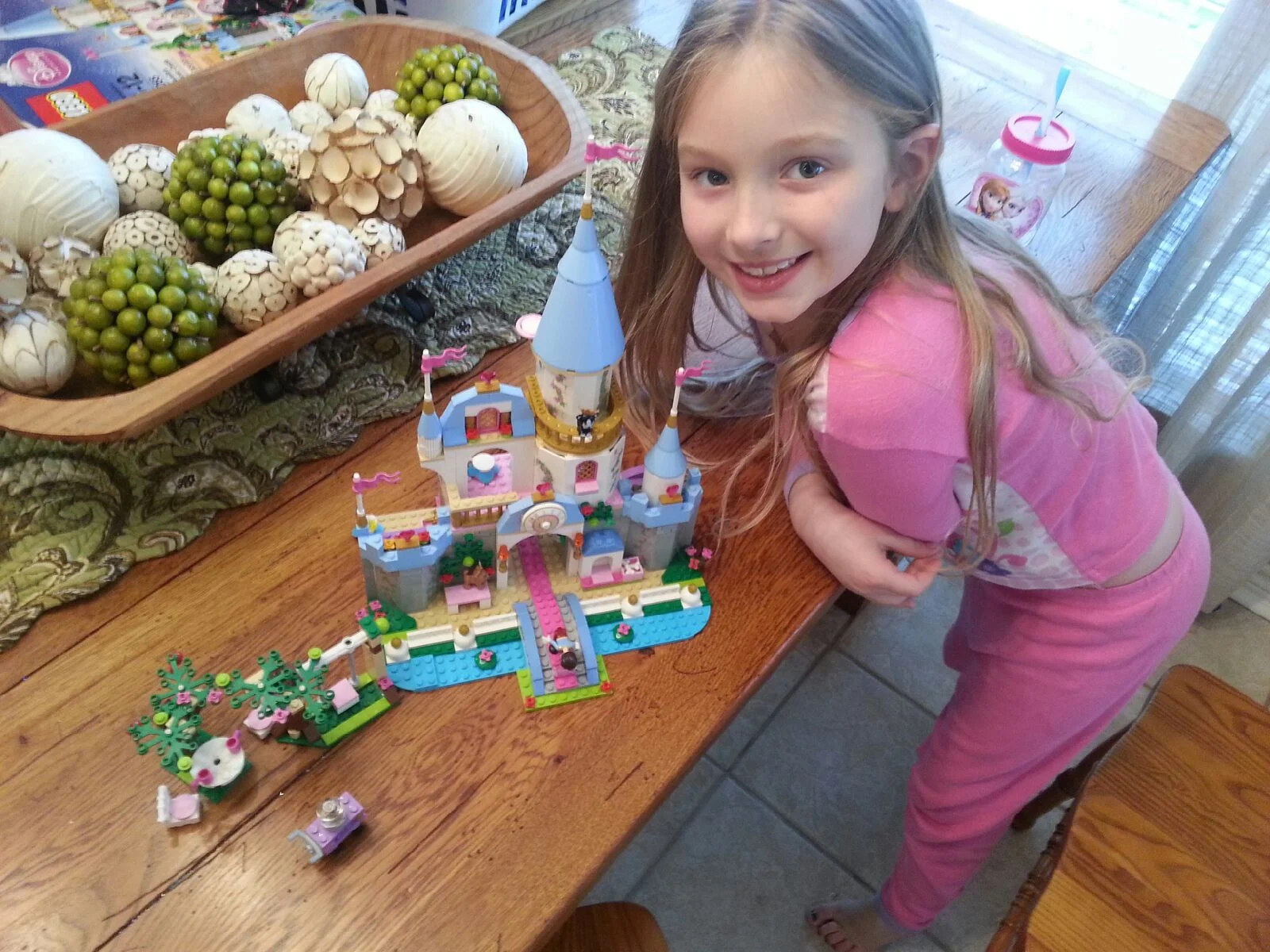Treasuring this beautiful girl and hours spent building her castle.