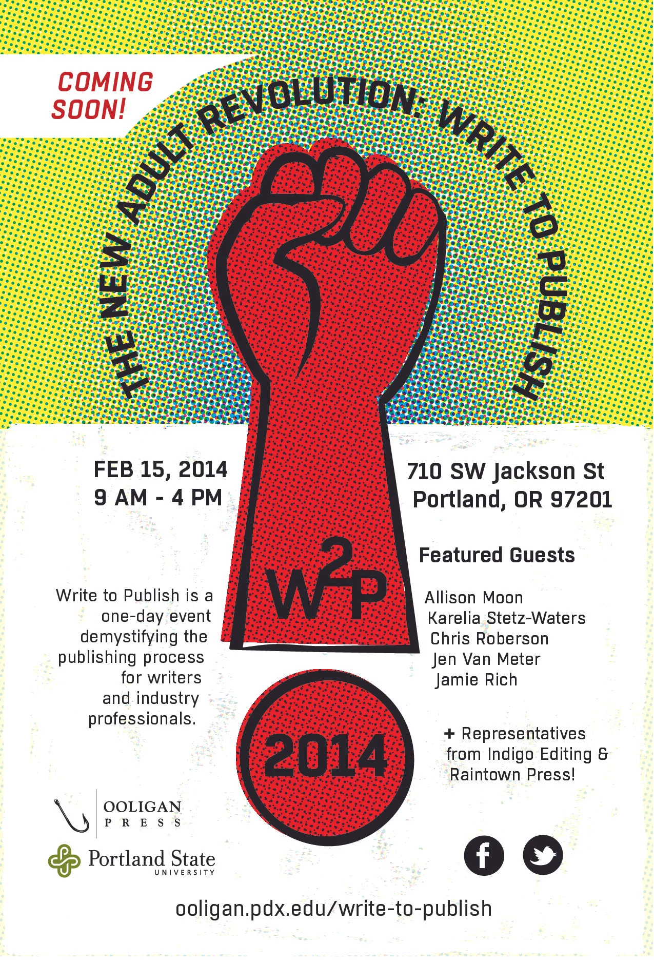 This is a flyer I illustrated and designed for the 2014 Write to Publish.