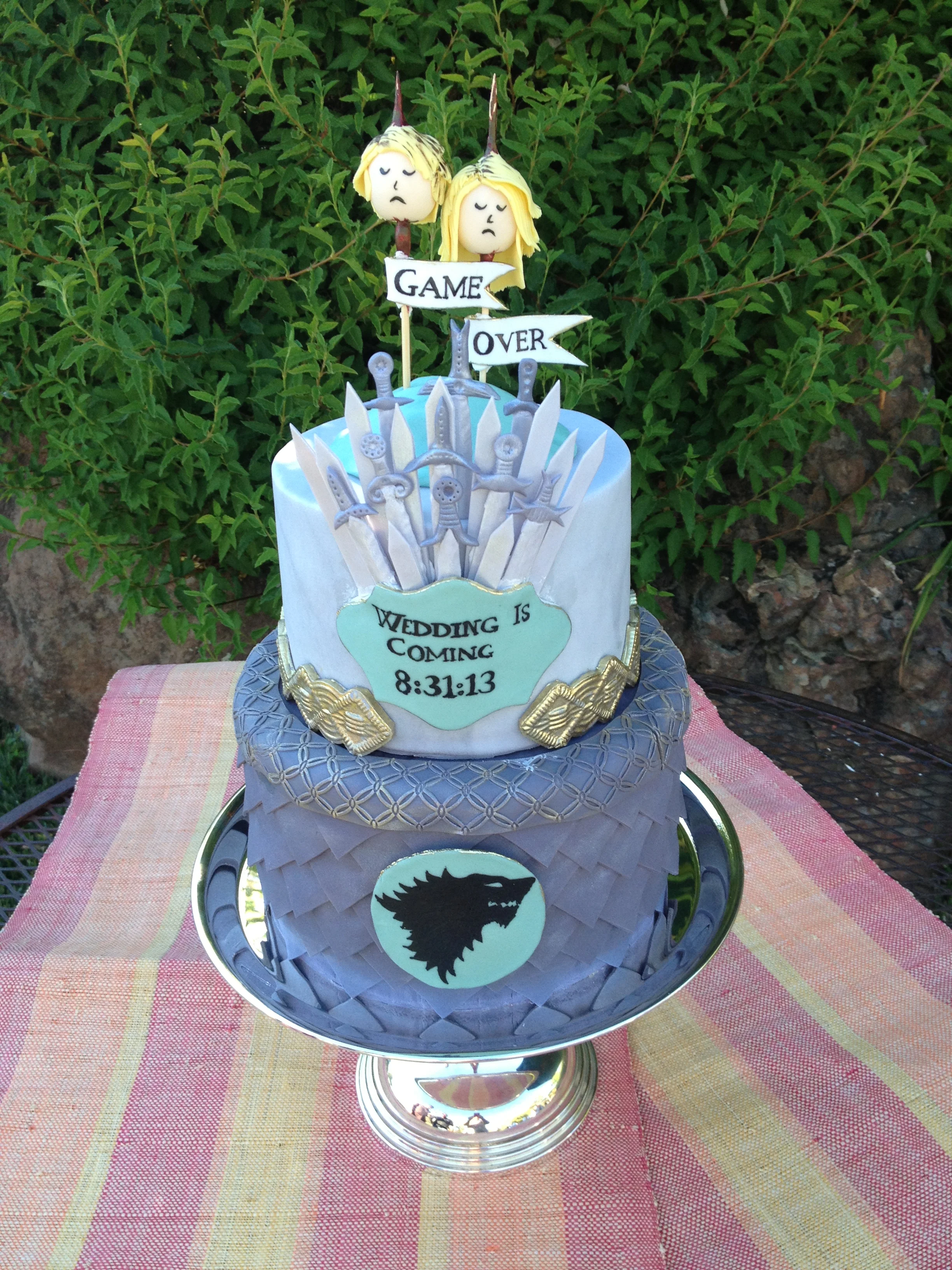"Game of Thrones" Groom's cake
