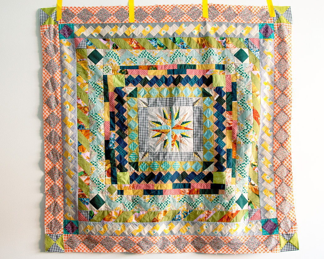 Medallion Quilt , hand pieced. (in progress 7.12.11) Pattern courtesy of Anita at Bloomin' Workshop