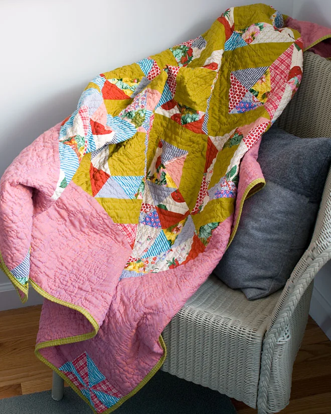 Lattice Quilt , machine pieced and hand quilted. 2010