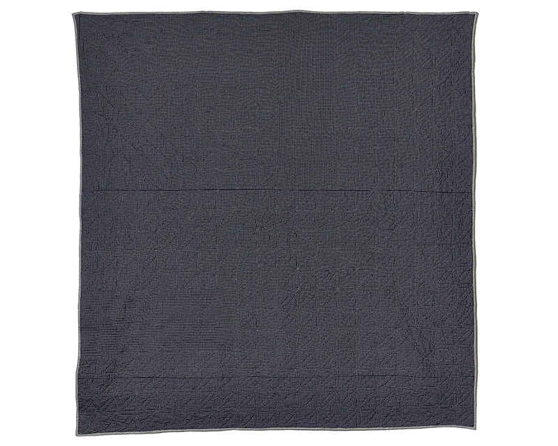 White Caps (back), machine pieced and hand quilted. 2013