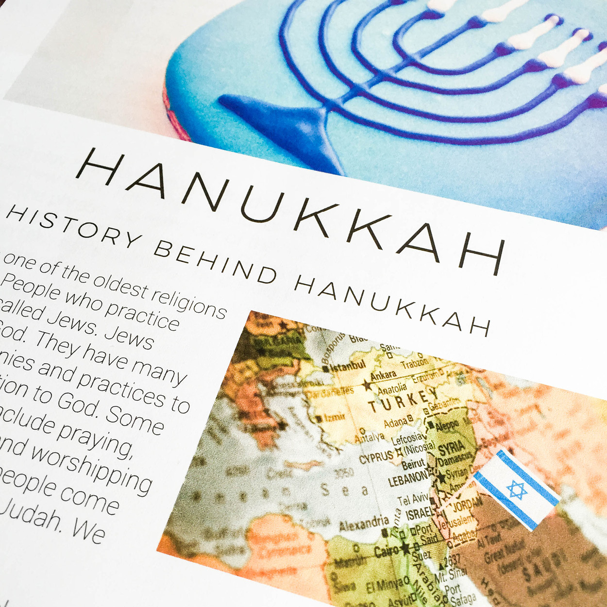 Hanukkah Mini Unit | everythingjustso.org