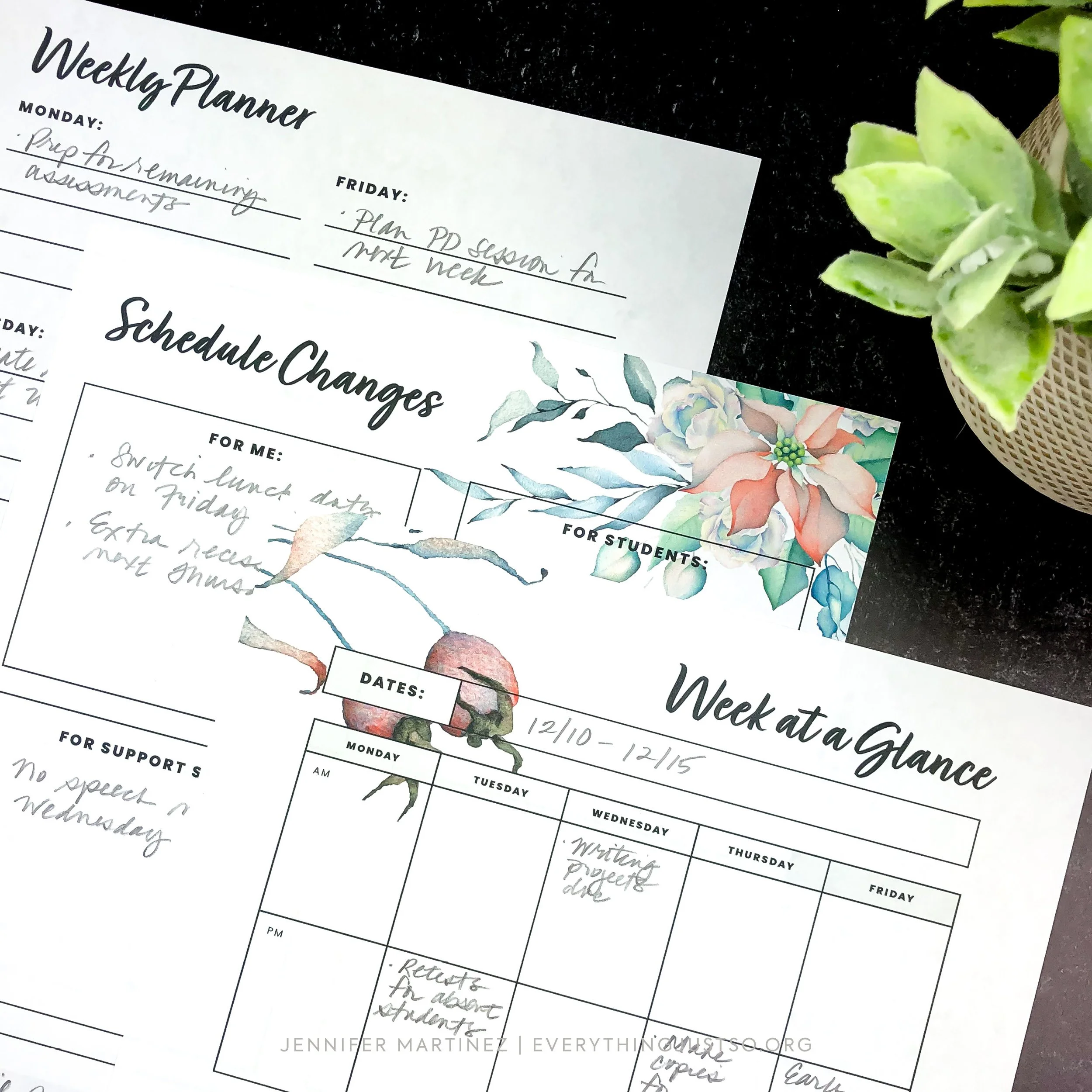 Free Seasonal Planning Printables