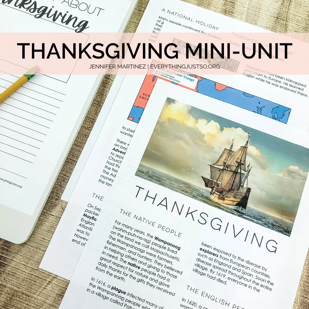 Thanksgiving Close Reading Unit