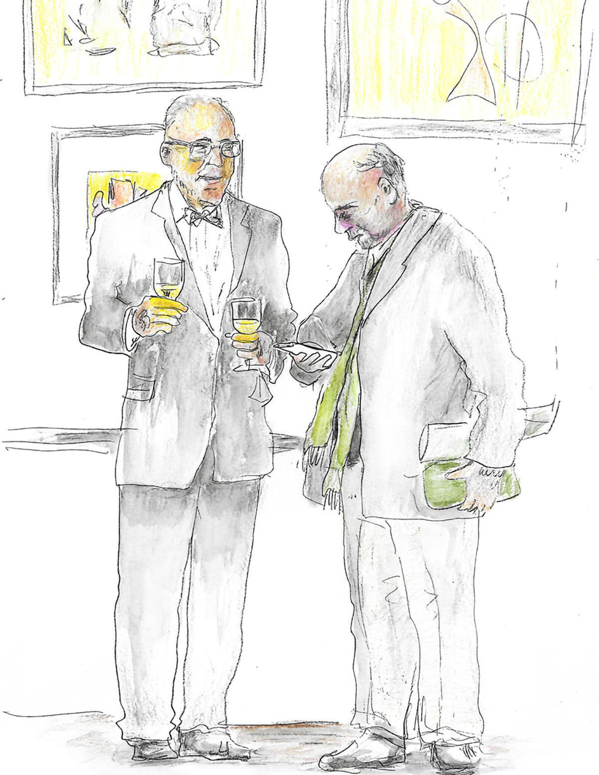 Two Gentlemen at Sotheby's