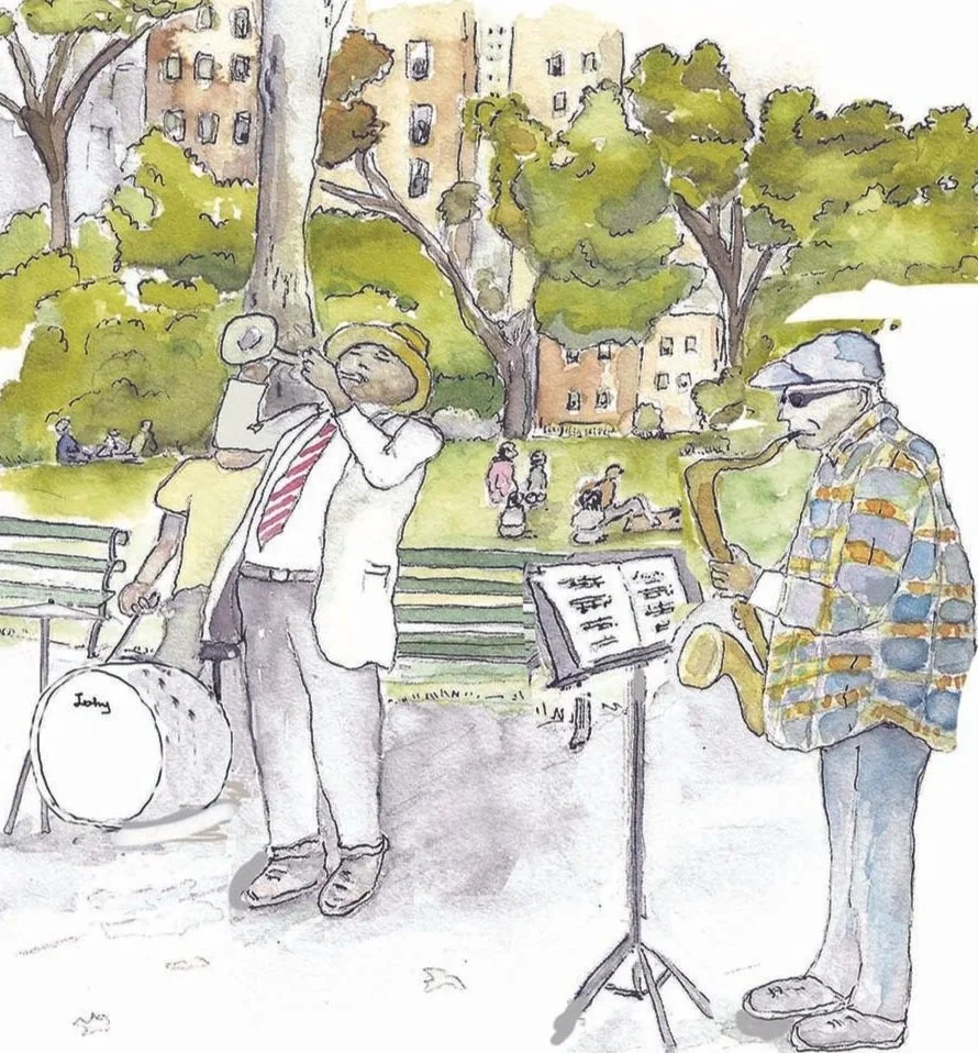 Musicians in Washington Square Park