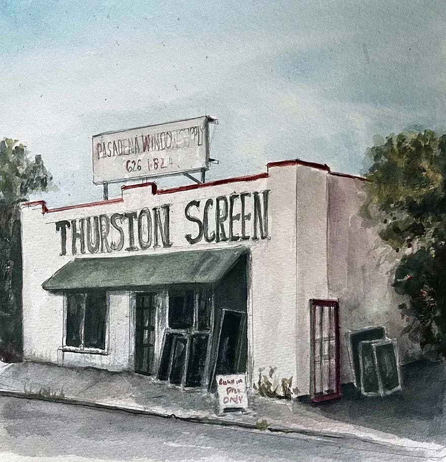 goauche and watercolor in Pasadena