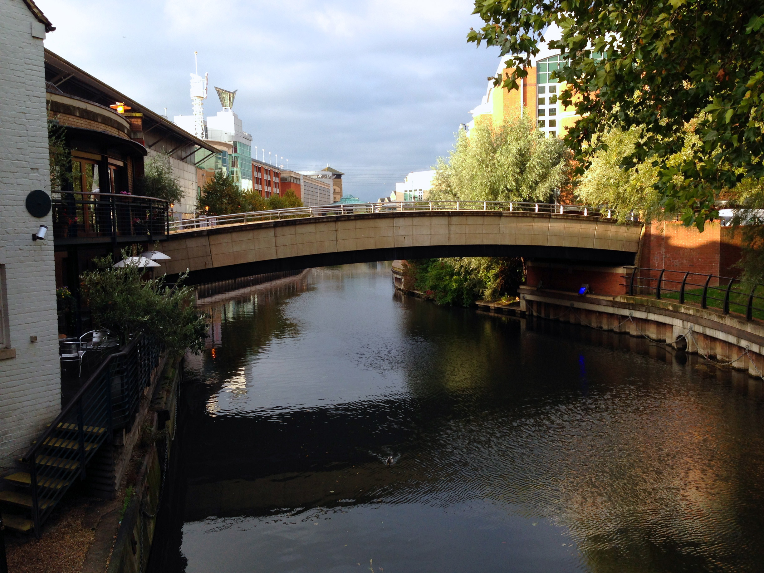 Canals in Reading - Leads to the Oracle shopping center