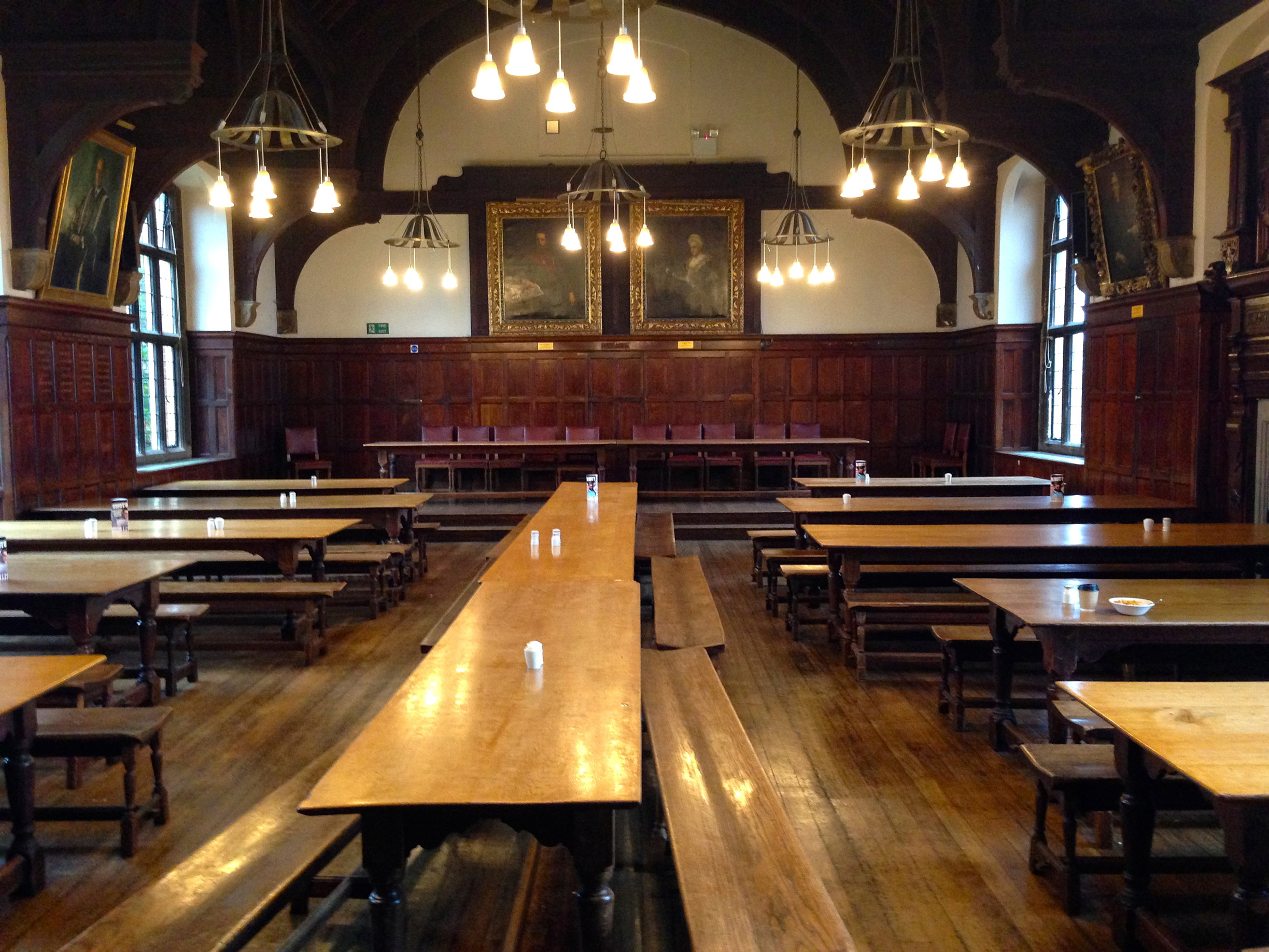 Wantage Hall dining room