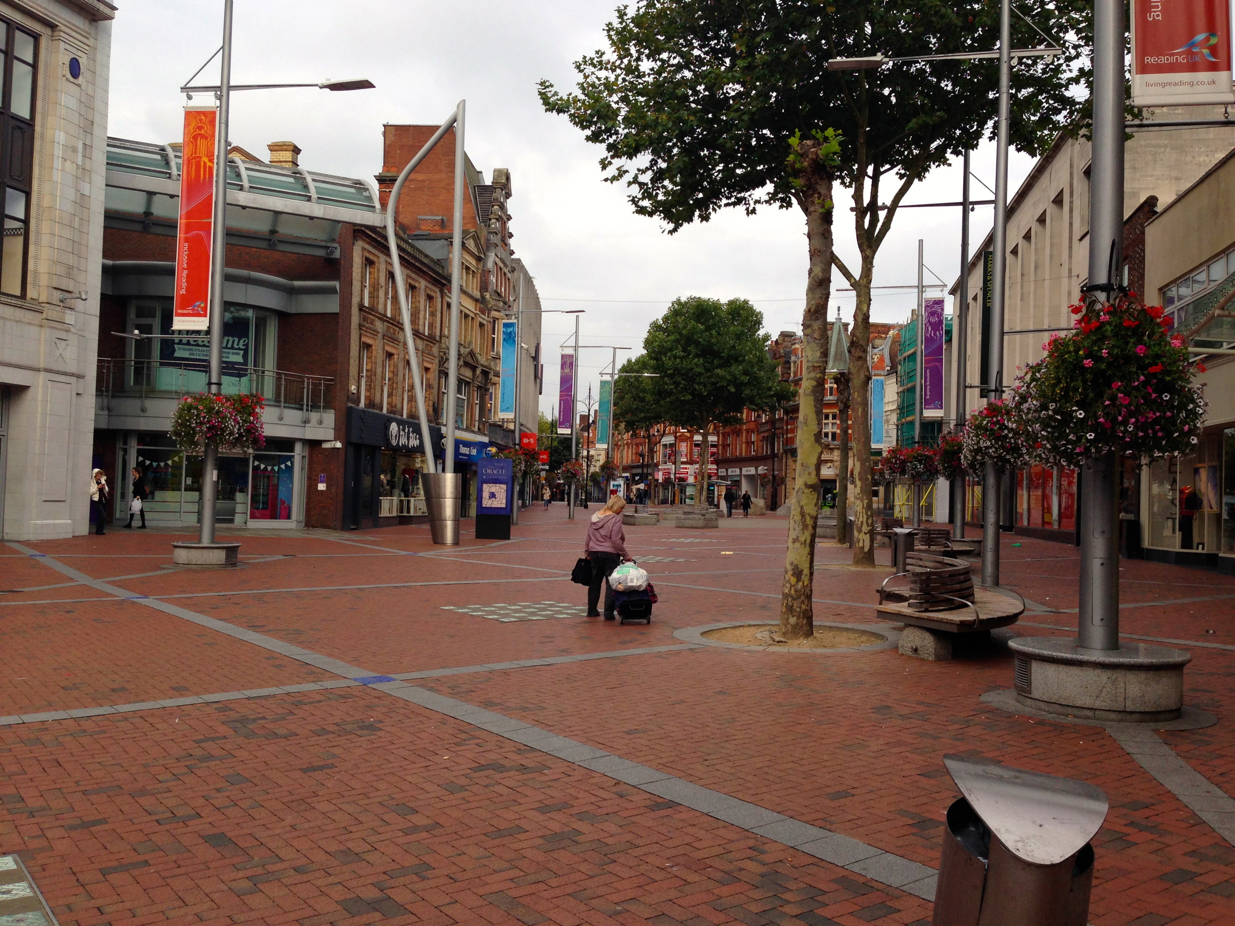 Broad Street, Reading - tons of shopping and restaurants