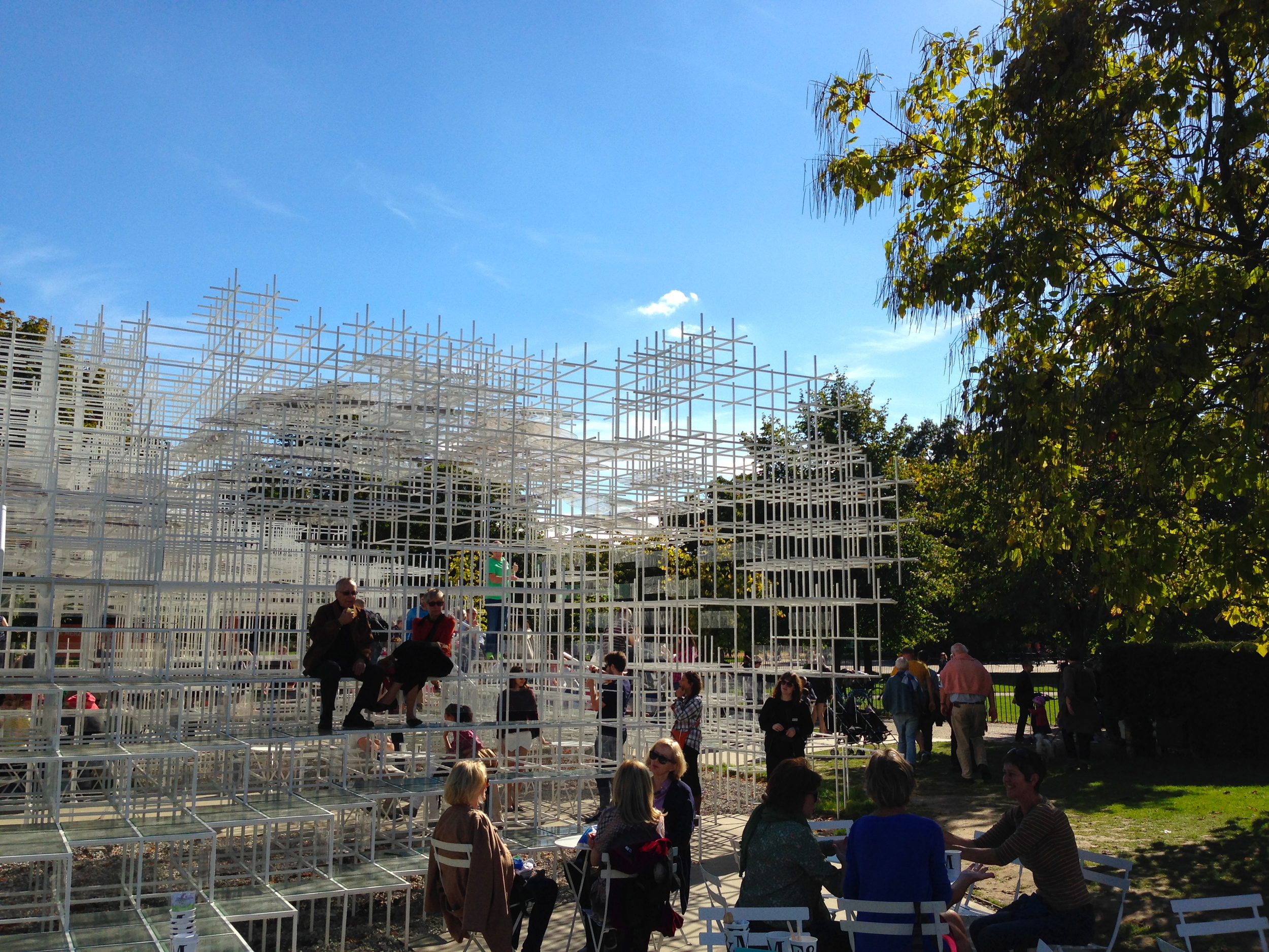 Art installation in Hyde Park