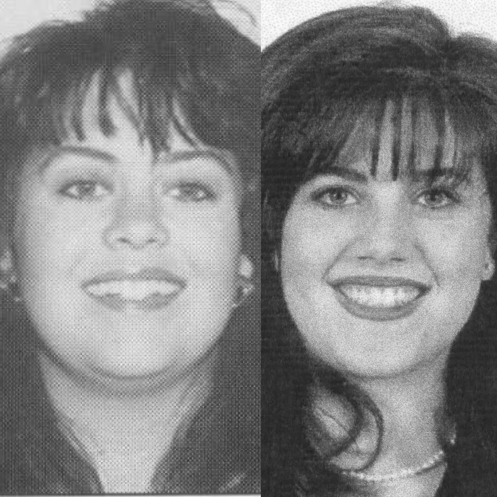 Left: a 1996 passport photo of me. Right: Monica Lewinsky (Source unknown. I attempted to find a source but this image appears so much on the internet still today I couldn’t find the original.)