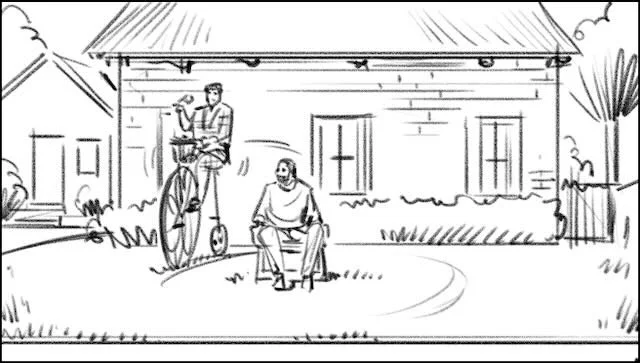  And lastly, ANDREAS, riding a PENNY FARTHING around FELIX on the ample, flat front lawn our reco location provides. 