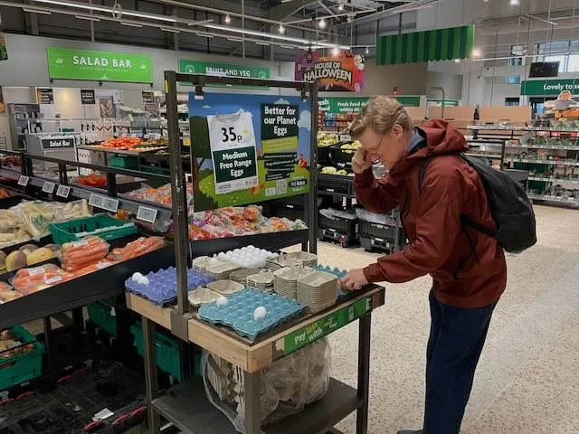  He SELECTS a SINGLE EGG… 