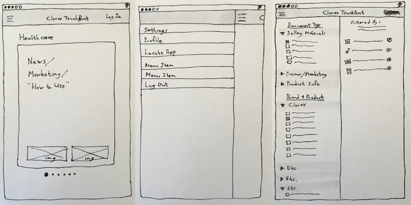 Refinement of faceted browsing feature in tablet app