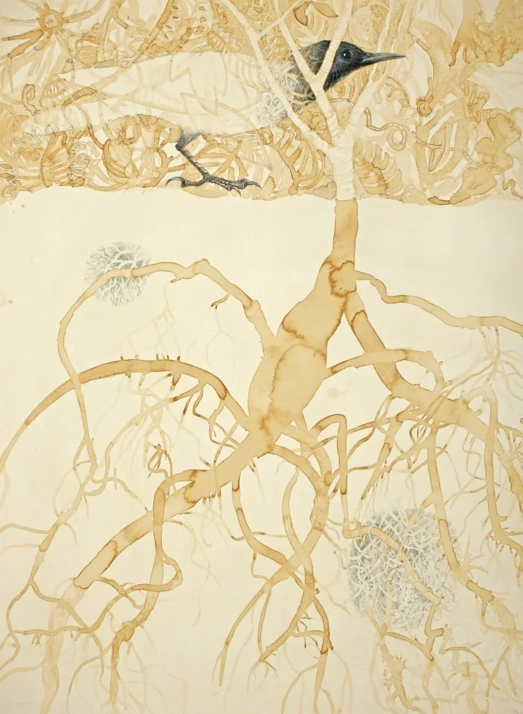 Field Work Series #11 by Suzanne Stryk, 2008, mixed media on paper