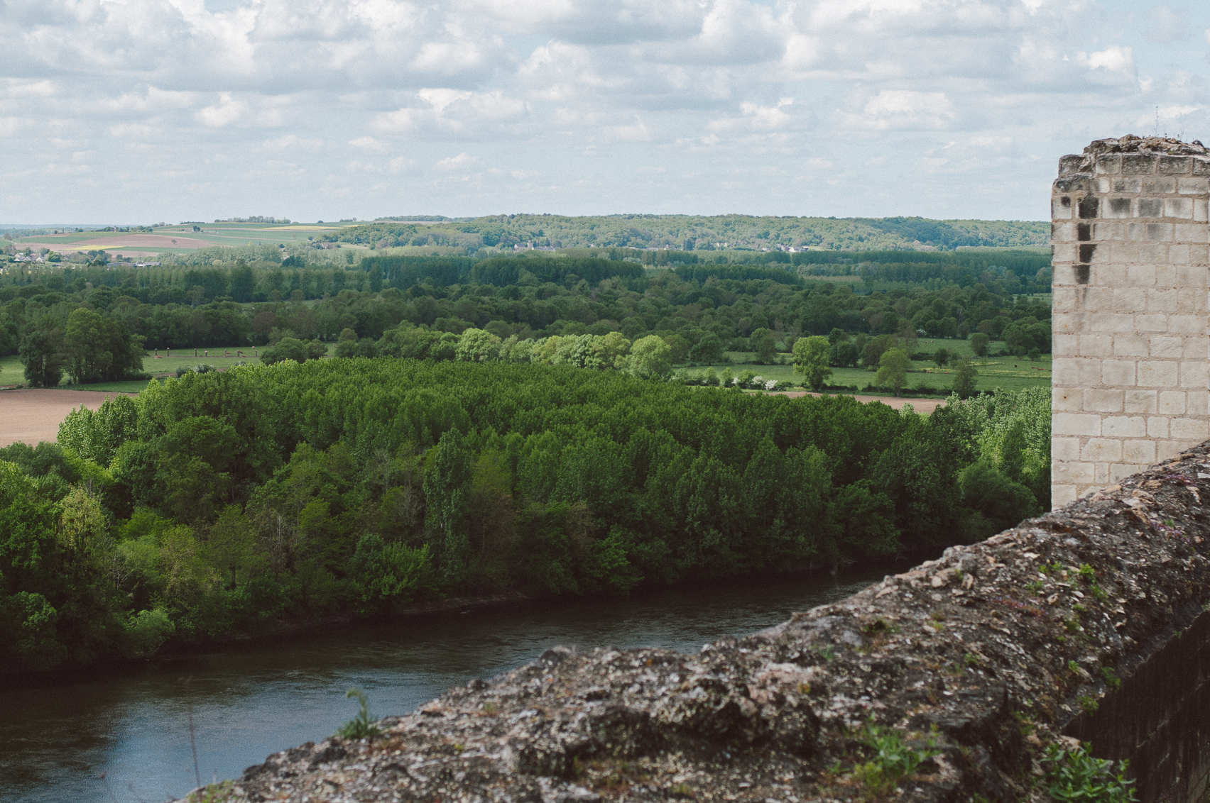 View from Fortress de Chinon.