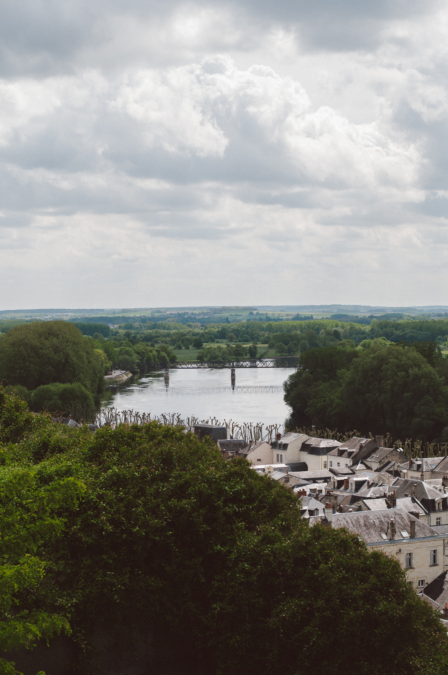 View from Fortress de Chinon.