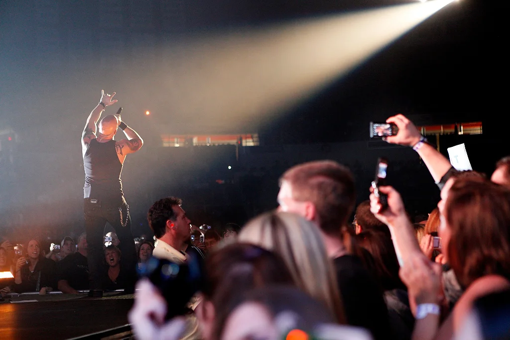  Chris Daughtry performs at the Peoria Civic Center.&nbsp; 
