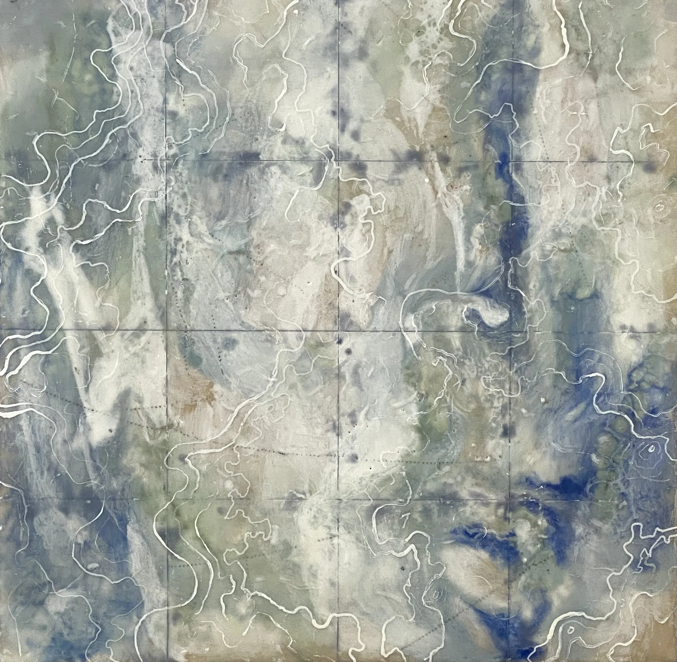 Currents II, 16x16"