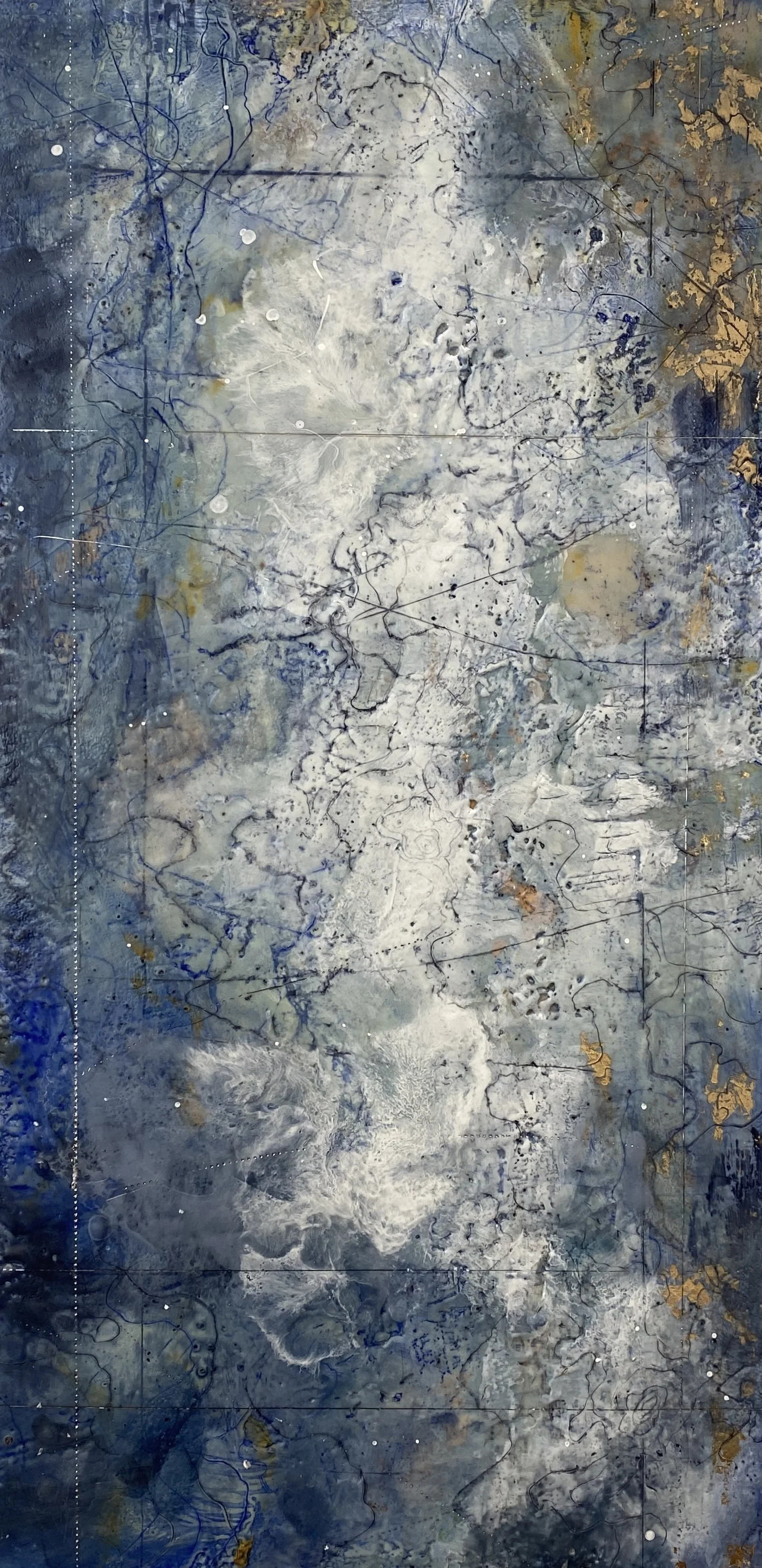 Topographies III, 24x12"