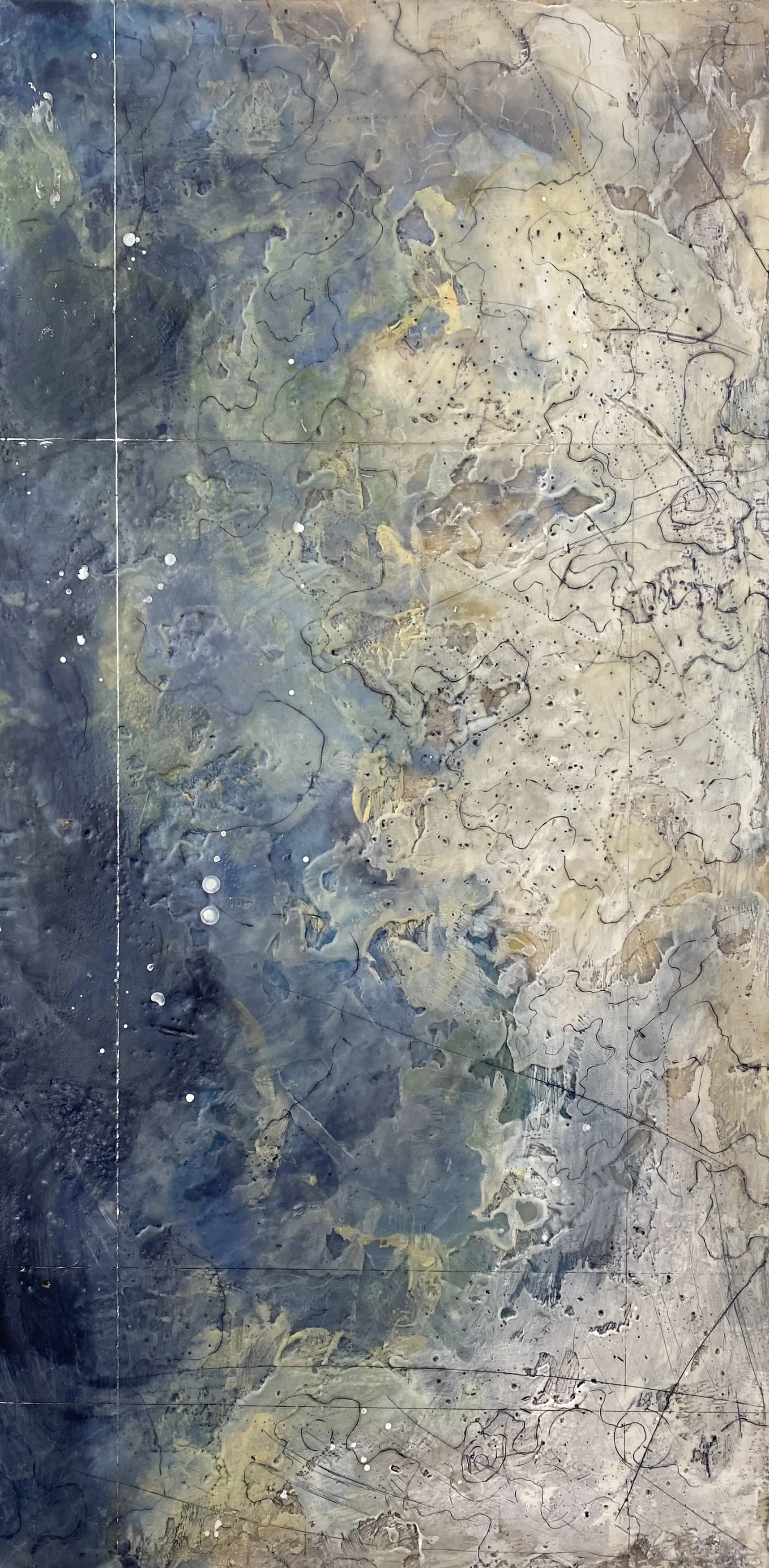 Topographies, 24x12"