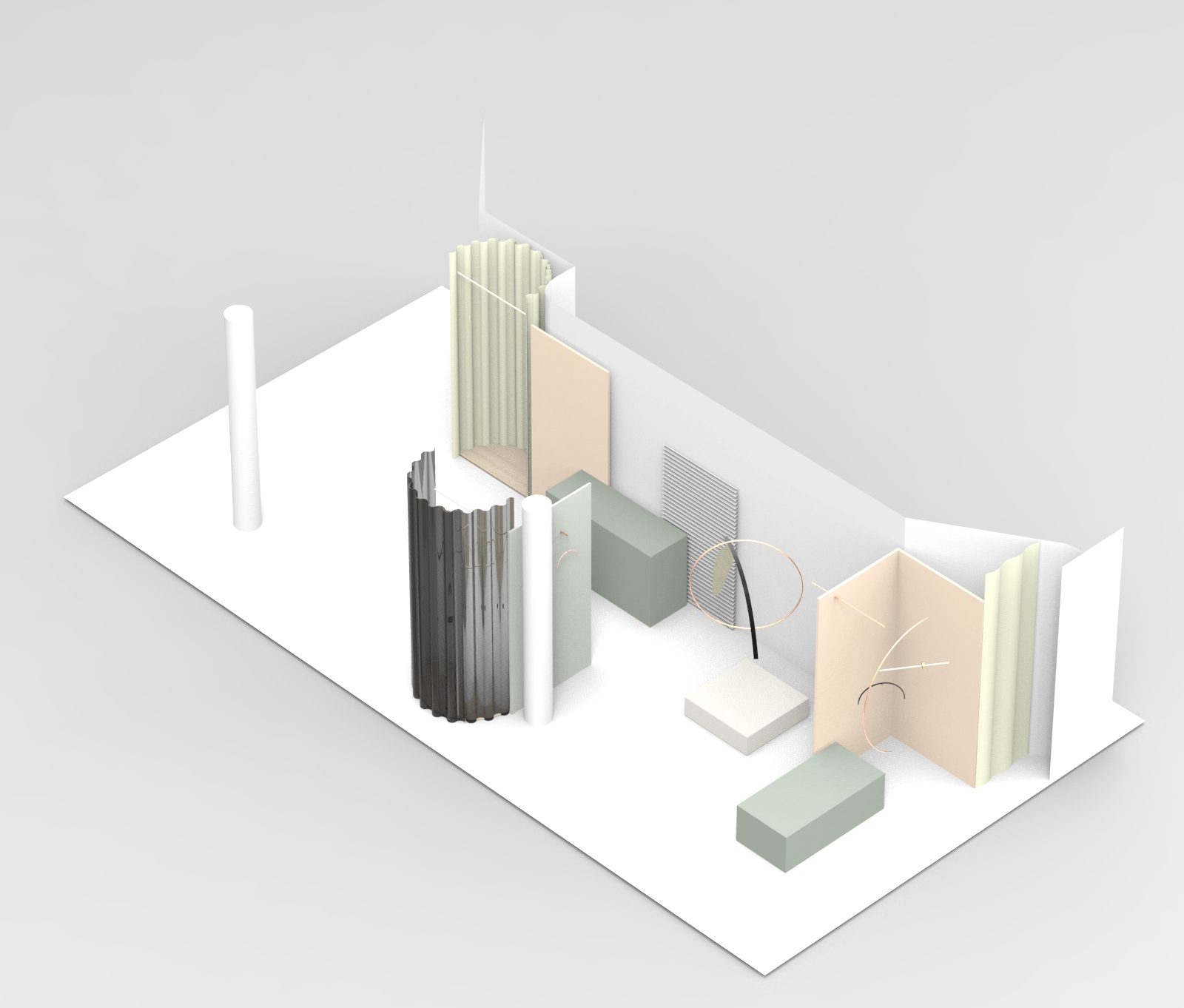 Spatial mock up