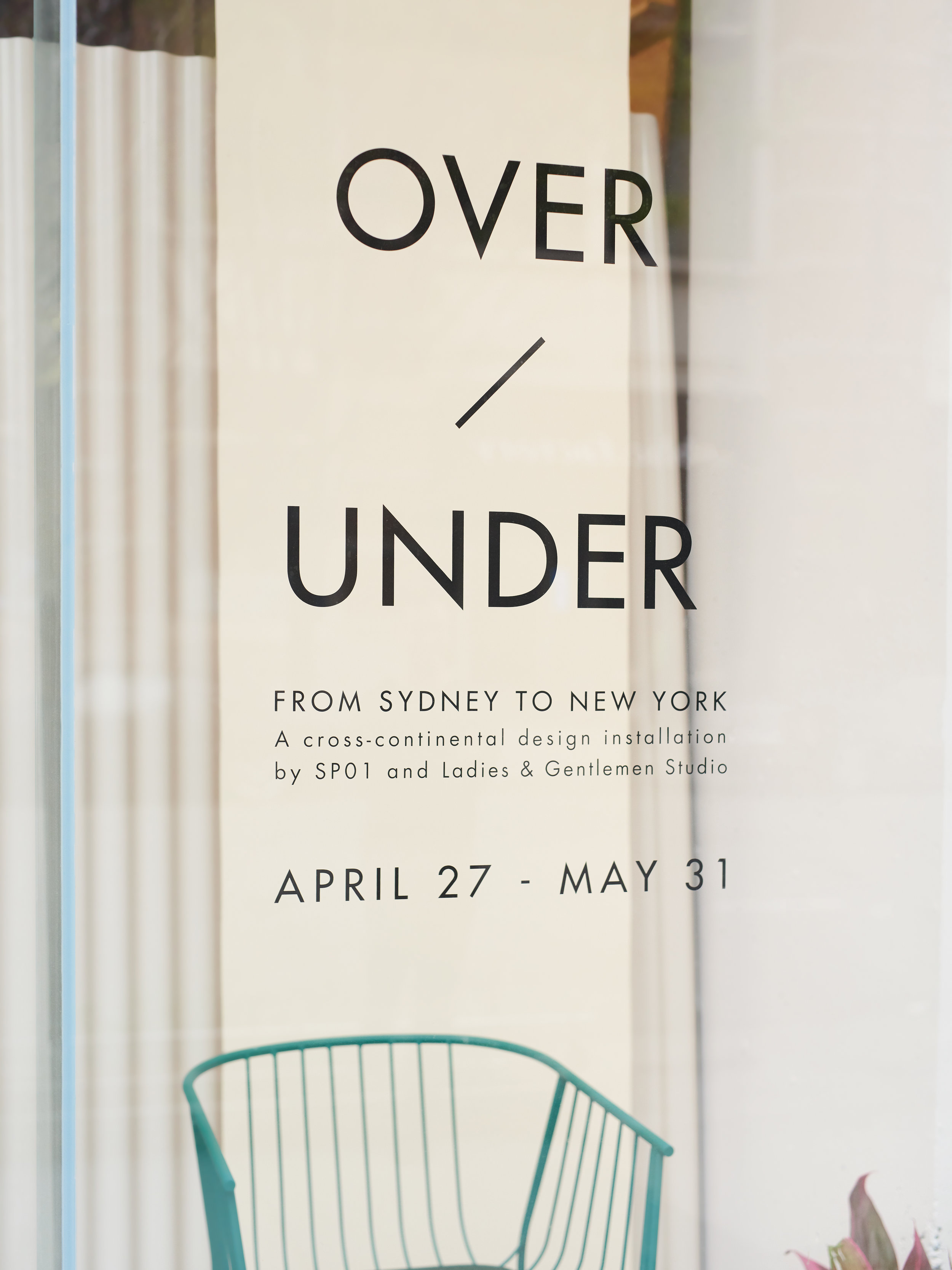 over /under — L & G Studio