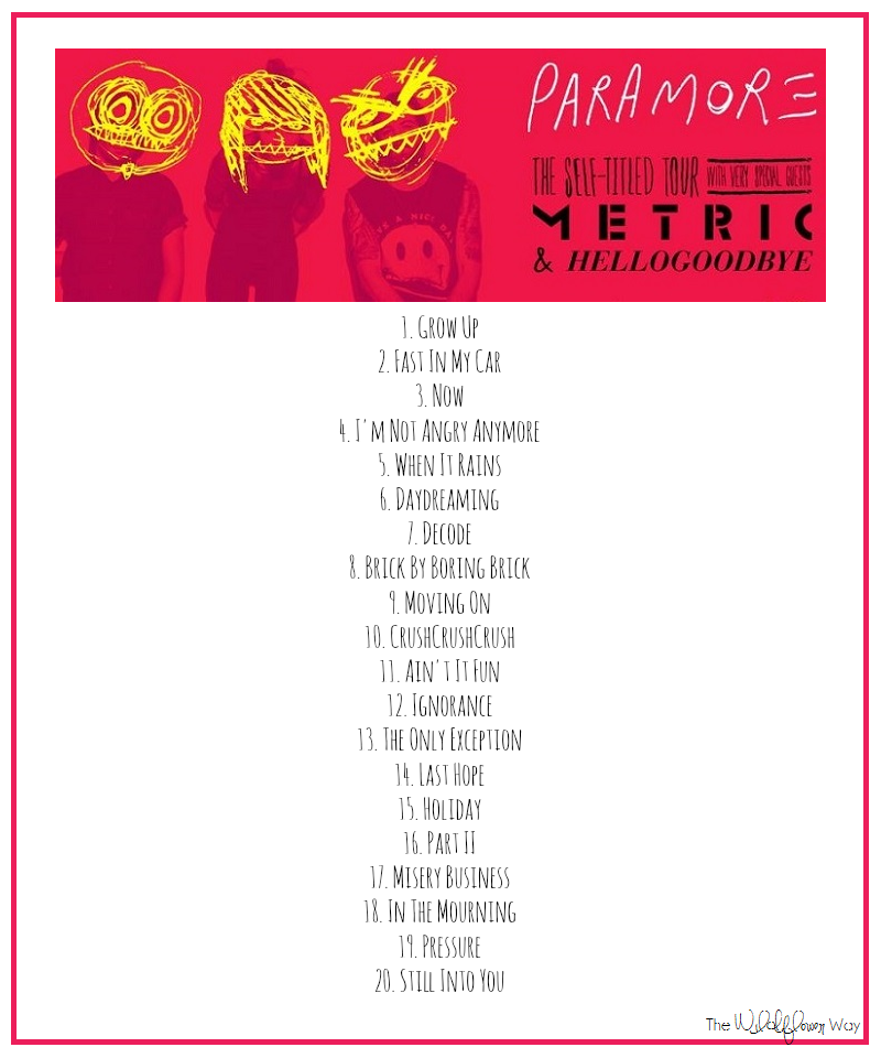 Paramore set list 3.png