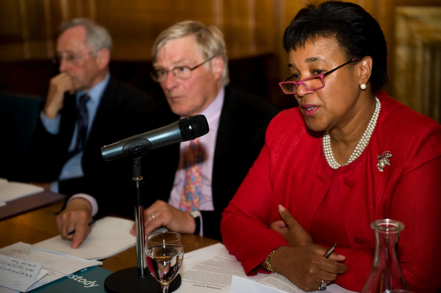 Baroness Scotland launches the report "Children in Military Custody. Inner Temple.