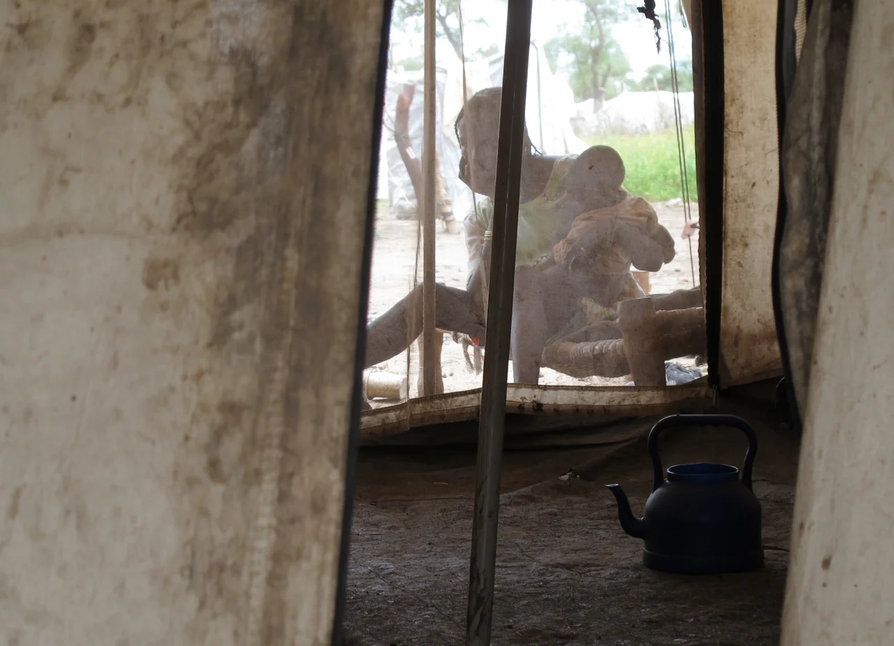 Mother. Jamam refugee camp, Maban county, South Sudan. September 2012.