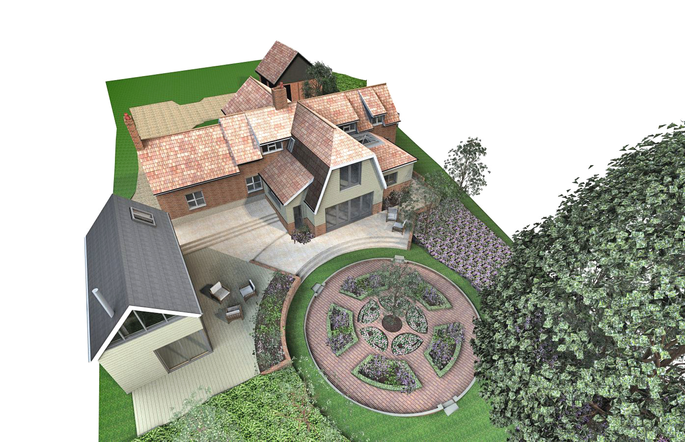 2014-06-26 PL066 Rose Cottage, Aerial View M.jpg
