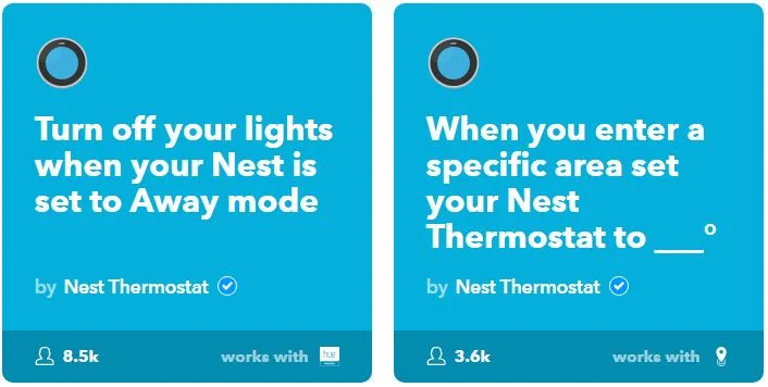 IFTTT allows users to create or download applets or recipies to get the most out of smart technology