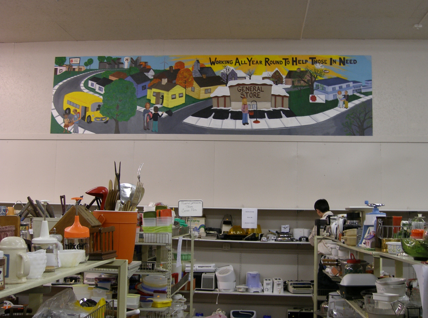 Salvation Army Mural, Morris, MN, 2006
