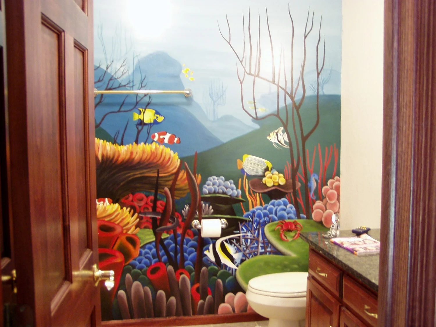 Bathroom Mural, St. Joseph, MN, 2005