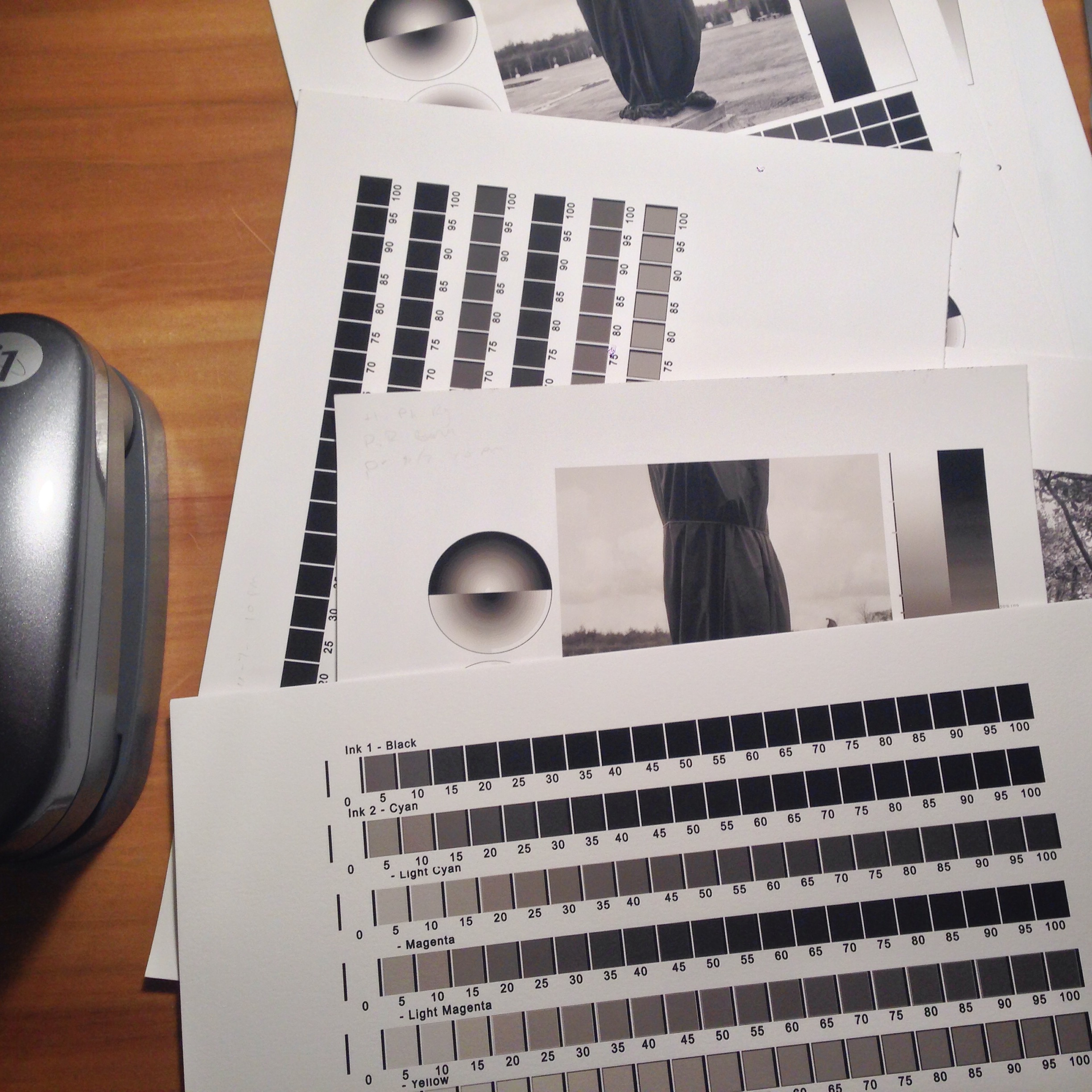 Comparing Cone Piezography Shade 1 and MIS Ebony Shade 1