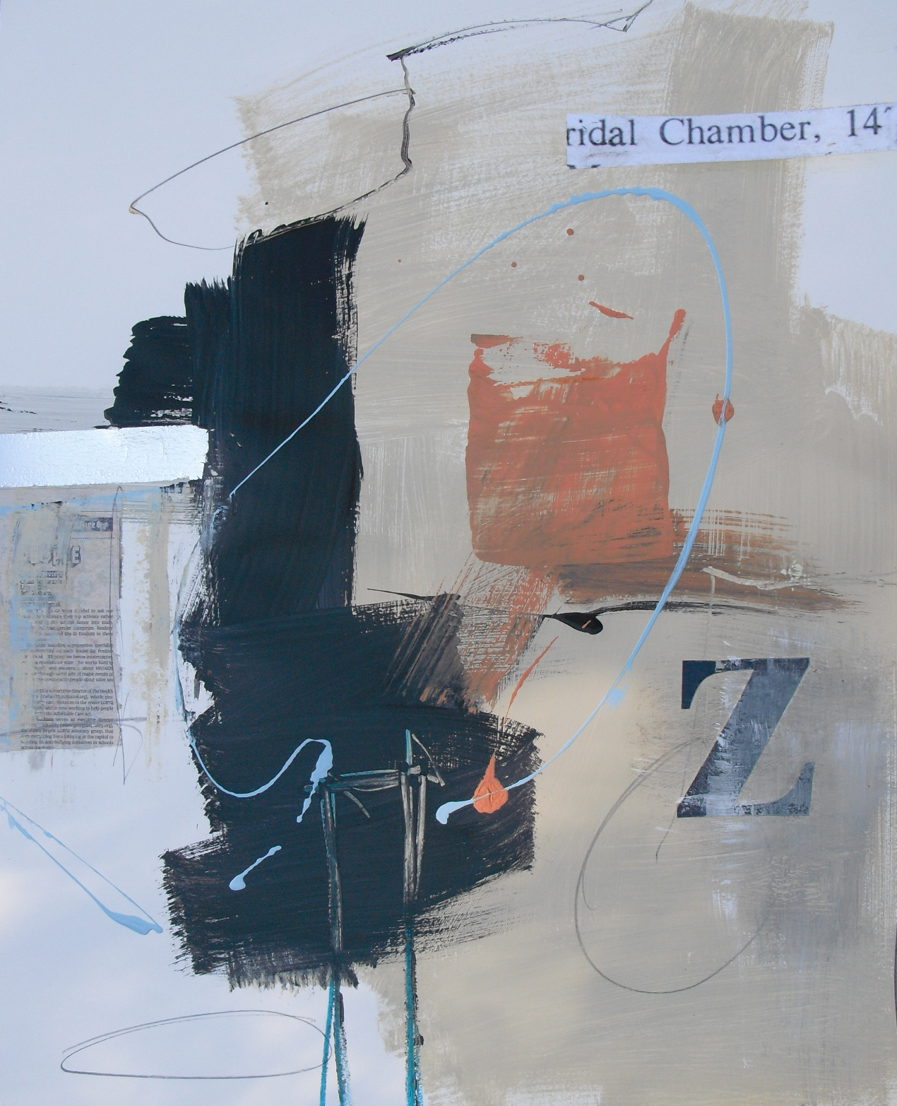 28.5" x 22.5" / mixed media on paper / donation to the Atlanta TOY PARTY ATLANTA