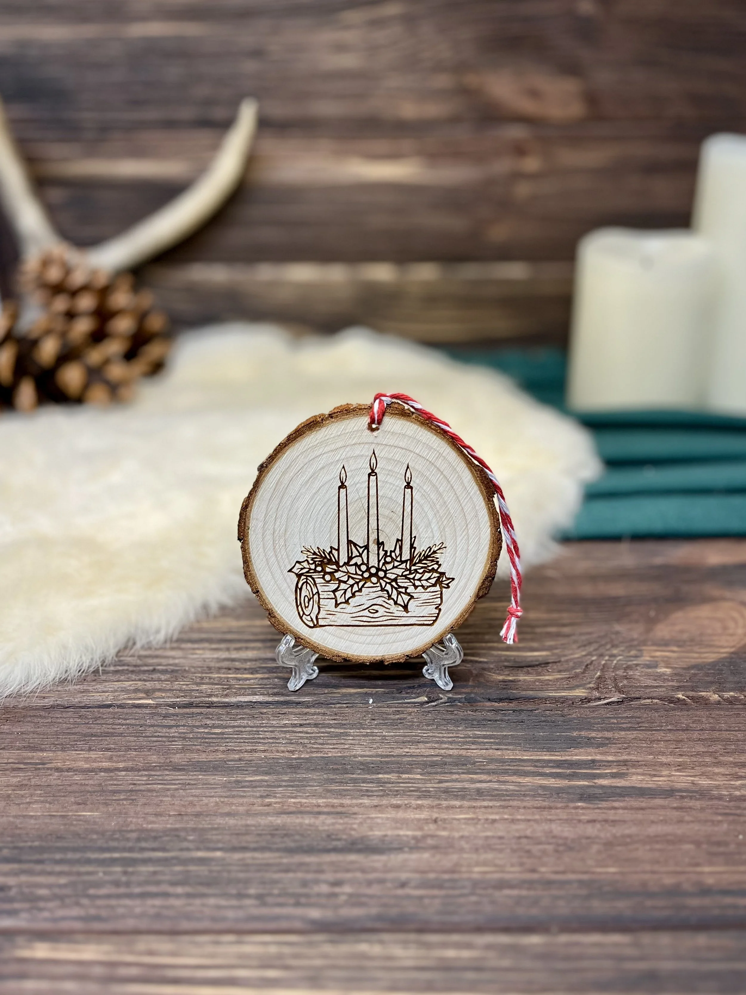 Yule Log Ornament
