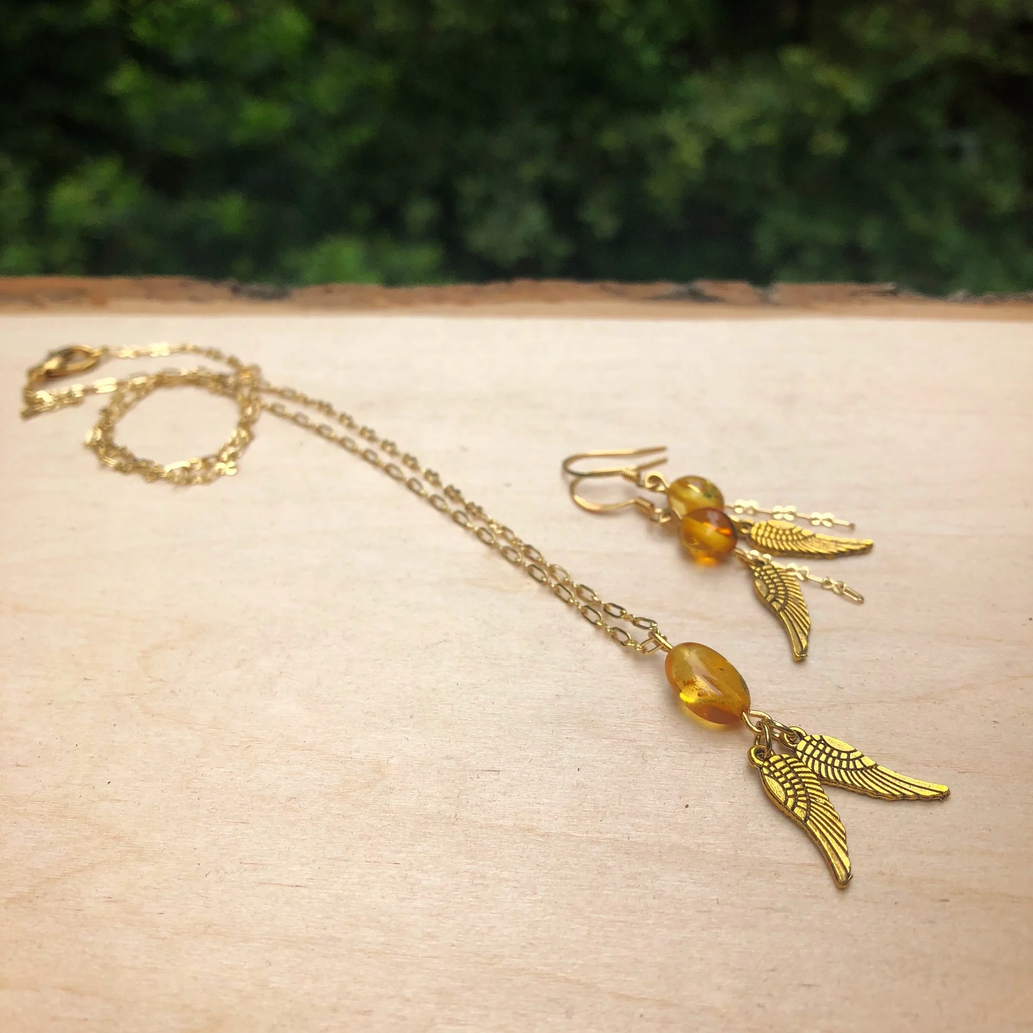 Freyja's Gold Jewelry Set